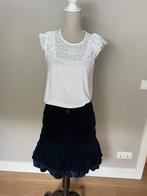 Rok donker blauw Via Fillungo, Kleding | Dames, Rokken, Ophalen, Blauw, Maat 46/48 (XL) of groter, Zo goed als nieuw