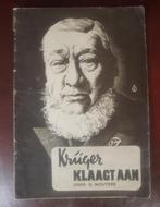 Krüger klaagt aan (1941) -  D. Wouters / Oorlogspamflet, Boeken, Oorlog en Militair, Ophalen of Verzenden, Overige onderwerpen