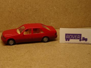WIKING 1:87, MERCEDES 500-SEL Rood, Zie Foto`s beschikbaar voor biedingen