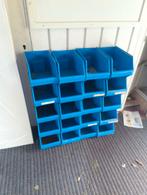 18x Blauwe Magazijnbakken Overtoom - Ophalen, Ophalen, Gebruikt, Minder dan 50 cm, Minder dan 40 cm