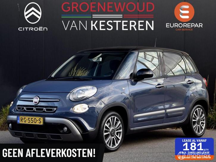 Fiat 500 L 105pk TwinAir Turbo Cross I Navi I Trekhaak I, Auto's, Fiat, Bedrijf, Te koop, 500L, ABS, Achteruitrijcamera, Airbags