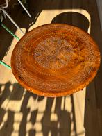 Indisch/arabische salontafel, bijzettafel, vintage, Ophalen, Gebruikt, 50 tot 100 cm, 50 tot 100 cm
