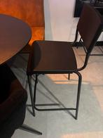 2 zwarte barkrukken, Huis en Inrichting, 2 krukken, Ophalen of Verzenden, Zo goed als nieuw, 60 tot 90 cm