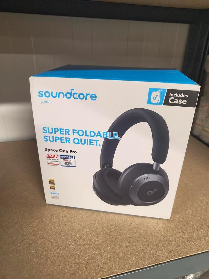 Soundcore Space One Pro Koptelefoon - Nieuw!, Audio, Tv en Foto, Koptelefoons, Nieuw, Over oor (circumaural), Overige merken, Draadloos