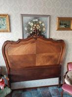 Antiek Hoofdbord Louis XV-Stijl Notenhout 155cm Neo-Rococo, Ophalen
