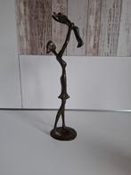 Koperen Beeld: Moeder en Kind, Ophalen of Verzenden