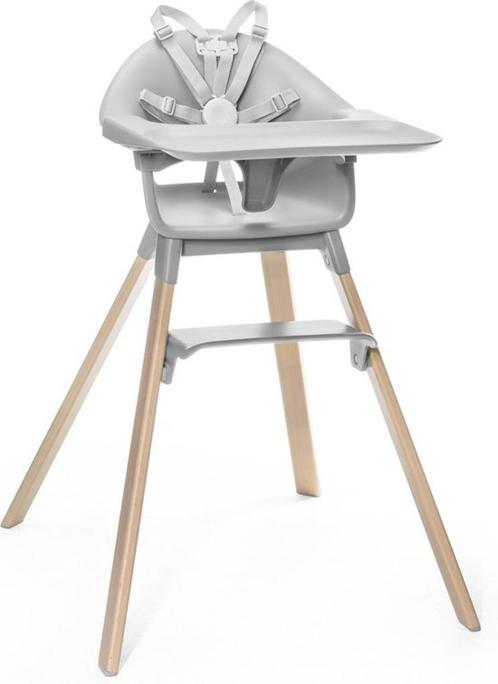 Stokke Clikk Kinderstoel Cloud Grey incl. Kussen en Placema, Kinderen en Baby's, Overige Kinderen en Baby's, Nieuw, Ophalen