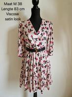 Closet london bloemen jurk gebloemde roze ivoor crèmekleurg, Maat 38/40 (M), Ophalen of Verzenden, Zo goed als nieuw, Roze