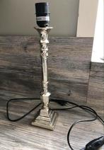 Stevige zilverkleurige lampenvoet/ lampen poot 40 cm hoog, Ophalen of Verzenden, Zo goed als nieuw, Minder dan 50 cm
