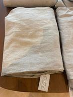 Mrs Bloom Vintage linnen gordijn naturel, Ophalen, Crème, 100 tot 150 cm, 200 cm of meer