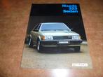 brochure Mazda 323 Sedan  1981, Ophalen of Verzenden, Zo goed als nieuw, Overige merken