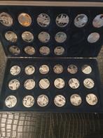Zilveren munten Nederland in oorlog 1940/1945 31.3/0.925, Zilver, Ophalen of Verzenden