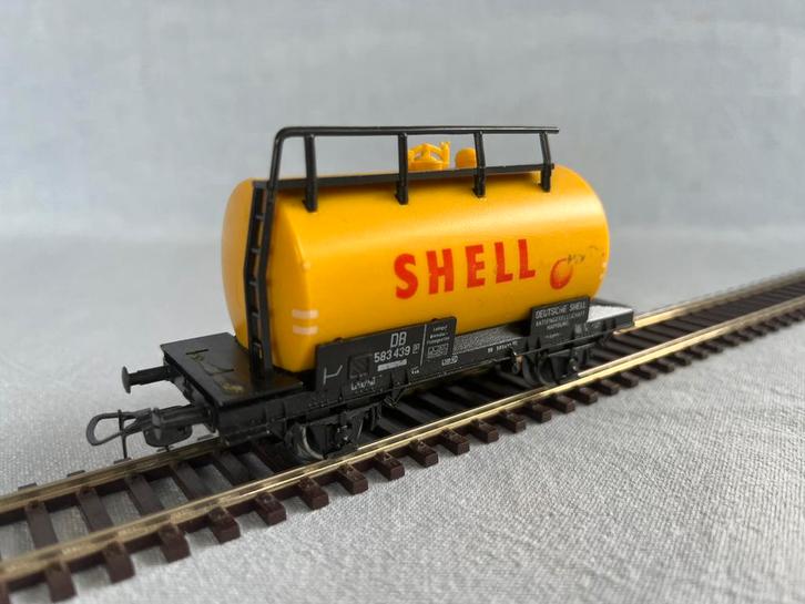 Piko DB Shell ketelwagen, Hobby en Vrije tijd, Modeltreinen | H0, Gebruikt, Wagon, Gelijkstroom, Piko, Ophalen of Verzenden