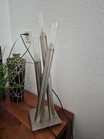 Designlamp met 3 lichtbronnen - Aluminium/Glas, Ophalen, Zo goed als nieuw, Metaal