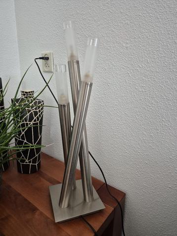 Designlamp met 3 lichtbronnen - Aluminium/Glas beschikbaar voor biedingen