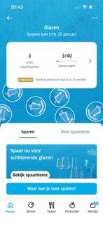 AH Glazen zegels - 3 volle spaarkaarten €1 per stuk, Verzamelen, Supermarktacties, Albert Heijn, Ophalen of Verzenden