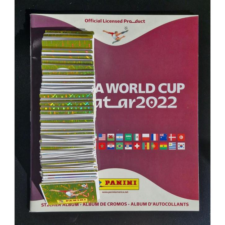 Panini World Cup Qatar 2022 - Complete Set - USA Edition, Hobby en Vrije tijd, Stickers en Plaatjes, Nieuw, Meerdere stickers