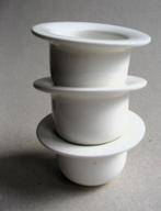 3 Artica eierdopjes van Arabia Finland Inkeri Leivo jaren 80, Ophalen of Verzenden