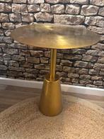 Bijzettafel Bo messing Karwei, Minder dan 55 cm, Metaal of Aluminium, Rond, Zo goed als nieuw