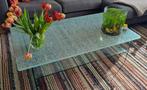 Salontafel glas 130 x 74 x 42 cm, Huis en Inrichting, 50 tot 100 cm, Minder dan 50 cm, Glas, 100 tot 150 cm