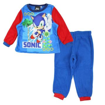 Sonic fleece Pyjama B/R - Maat 98 - 104 - 110 - 116 - 128 beschikbaar voor biedingen