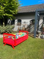 SUPERSALE! SHABBY RETRO VINTAGE PEUTERBED uit de SIXTIES., 140 tot 160 cm, Gebruikt, 70 tot 85 cm, Ophalen