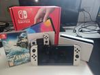 Nintendo Switch Oled met Zelda Game, Spelcomputers en Games, Spelcomputers | Nintendo Switch, Ophalen of Verzenden, Zo goed als nieuw