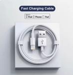 Originele kwaliteit USB-oplaadkabel voor iPhone iPad etc, Telecommunicatie, Mobiele telefoons | Telefoon-opladers, Ophalen of Verzenden
