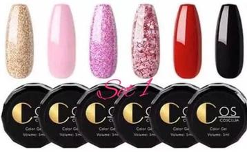 6stks stuks/set gellak 5ml. Nagels/ Nailart/ Nagelstyliste. beschikbaar voor biedingen