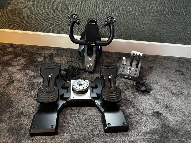 Thrustmaster TCA Yoke Pack Boeing Edition (787), Computers en Software, Joysticks, Zo goed als nieuw, Ophalen of Verzenden