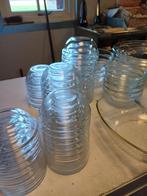 glazen dessert/sausschalen, Huis en Inrichting, Keuken | Servies, Ophalen, Glas of Glazen, Gebruikt, Glas