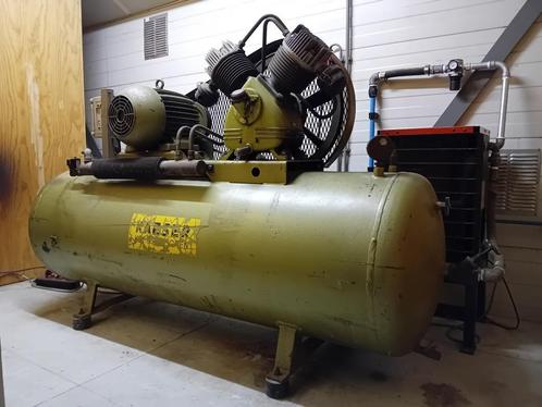 Zeer degelijke KAESER Compressor., Doe-het-zelf en Verbouw, Compressors, Gebruikt, 6 tot 10 bar, 100 liter of meer, 400 tot 800 liter/min