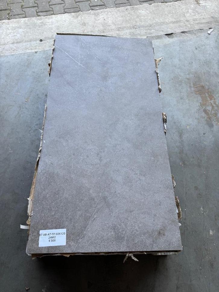 Tegels ABK Atlantis Taupe Marmerlook 60x120 24m2, Doe-het-zelf en Verbouw, Tegels, Nieuw, Vloertegels, Keramiek, 60 cm of meer