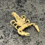 14k gouden hanger schorpioen model, Ophalen of Verzenden, Zo goed als nieuw, Goud, Kruis of Symbool