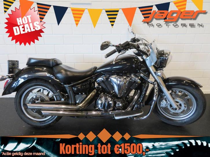 Yamaha XVS 1300 A MIDNIGHT STAR ZEER FRAAI (bj 2007), Motoren, Motoren | Yamaha, Bedrijf, Chopper