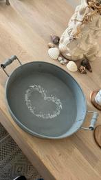 Aluminium dienblad met hengsels, Huis en Inrichting, Woonaccessoires | Dienbladen, Ophalen of Verzenden, Zo goed als nieuw, Rechthoekig