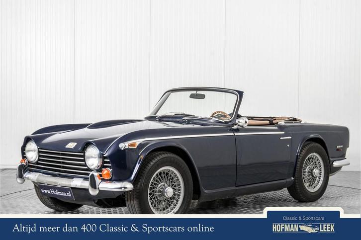 Triumph TR5 TR250 overdrive spaakwielen (bj 1968), Auto's, Triumph, Bedrijf, Te koop, Overige modellen, Open dak, Benzine, Cabriolet