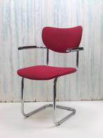 Gispen De Wit style - Originele vintage eetkamerstoel-, Huis en Inrichting, Stoelen, Ophalen, Metaal, Gebruikt, Drie