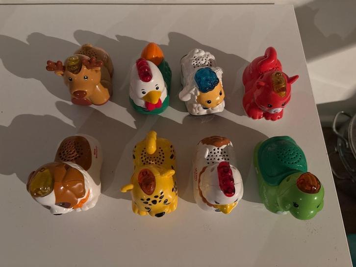 8 Zoef Zoef Dieren - Vtech, Kinderen en Baby's, Speelgoed | Vtech, Zo goed als nieuw, 6 maanden tot 2 jaar, Ophalen