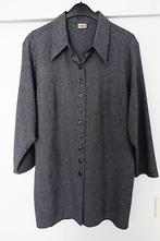Blouse / jasje, maat 44-46, kleur: grijs leuk detail is spli, Ophalen of Verzenden, Zo goed als nieuw, Maat 42/44 (L), Grijs