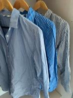 Uniqlo overhemden blouses blauw met streep, Ophalen of Verzenden, Zo goed als nieuw, Blauw