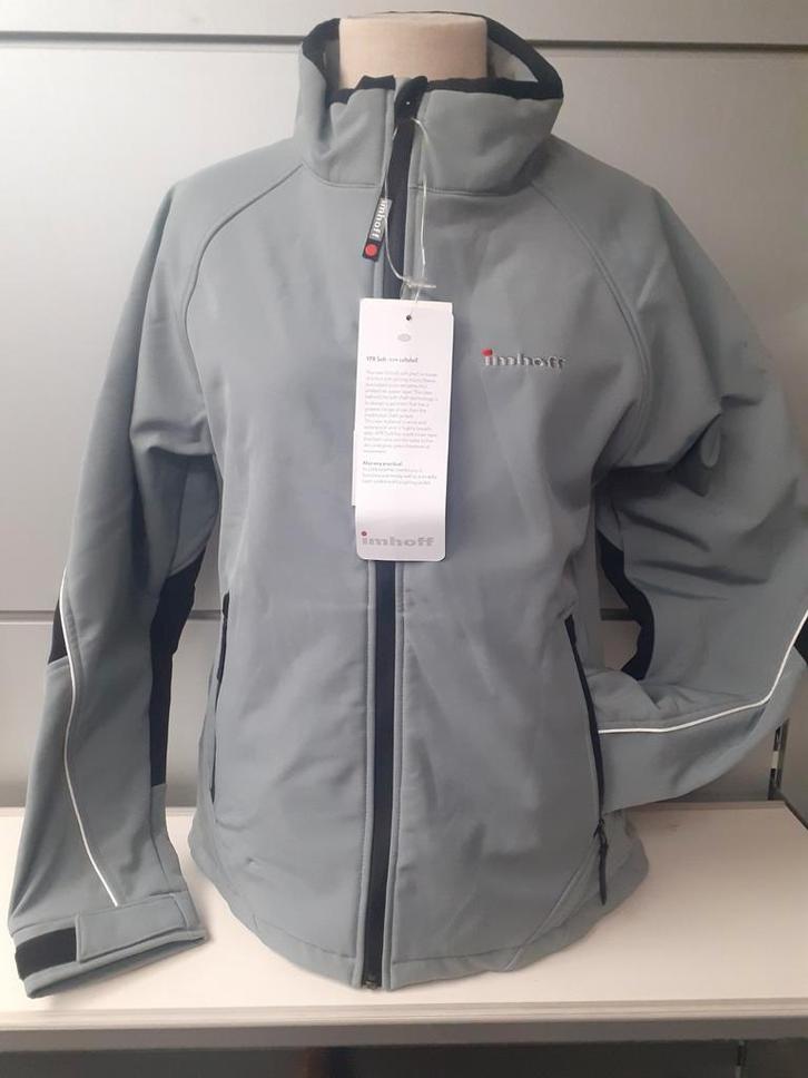 Imhof dames softshell jas grijs maat XL en xxl, Watersport en Boten, Watersportkleding, Zo goed als nieuw, Wetsuit, Dame, Ophalen