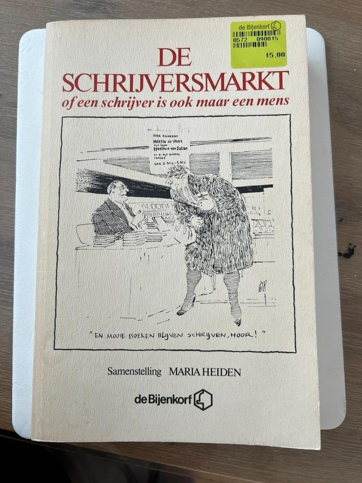 Boek - De schrijversmarkt - samengesteld, Boeken, Literatuur, Gelezen, Nederland, Verzenden