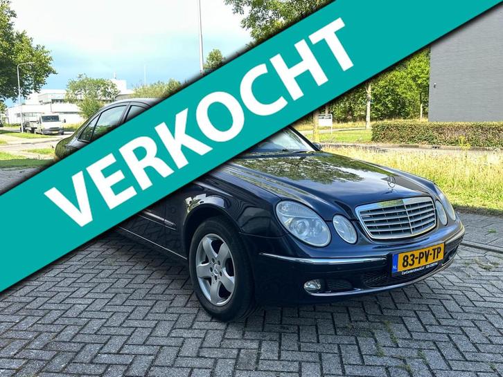 Mercedes-Benz E-klasse 240 Elegance 177 PK* N.A.P.!, Auto's, Mercedes-Benz, Bedrijf, E-Klasse, ABS, Airbags, Airconditioning, Alarm