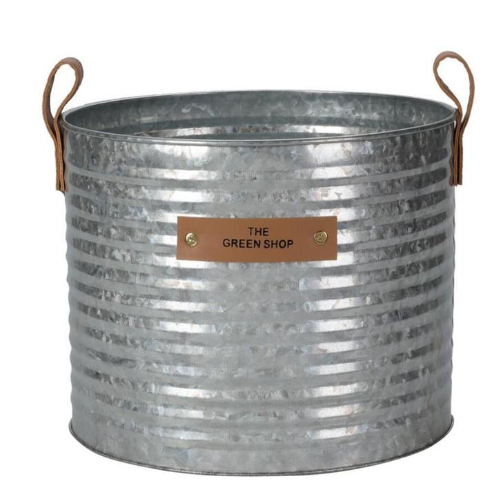 Bloempot The Green Shop groot, Tuin en Terras, Bloempotten, Nieuw, Aardewerk, Minder dan 40 cm, Minder dan 25 cm, Rond, Ophalen of Verzenden