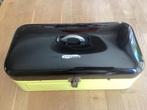 Vintage broodtrommel Edy Select zwart/geel., Ophalen of Verzenden