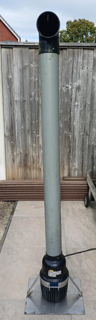High flow pomp voor koi vijver 26m3/h beschikbaar voor biedingen