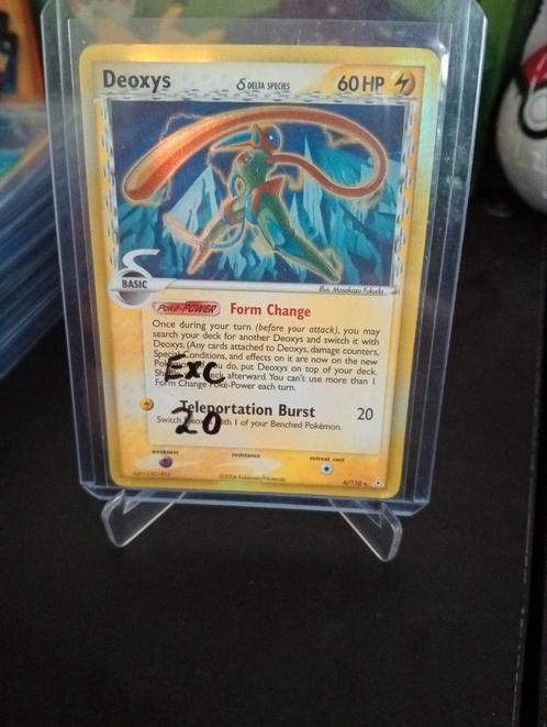 Deoxys (excellent), Hobby en Vrije tijd, Verzamelkaartspellen | Pokémon, Zo goed als nieuw, Losse kaart, Ophalen of Verzenden