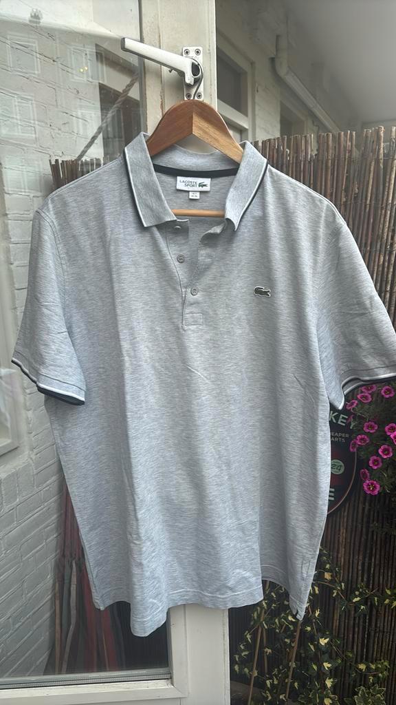 Lacoste sport polo grijs maat xxl, Kleding | Heren, Polo's, Zo goed als nieuw, Overige maten, Grijs, Ophalen of Verzenden