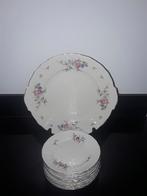 Oud Mosa barok gebakstel pioenroosje, Verzenden